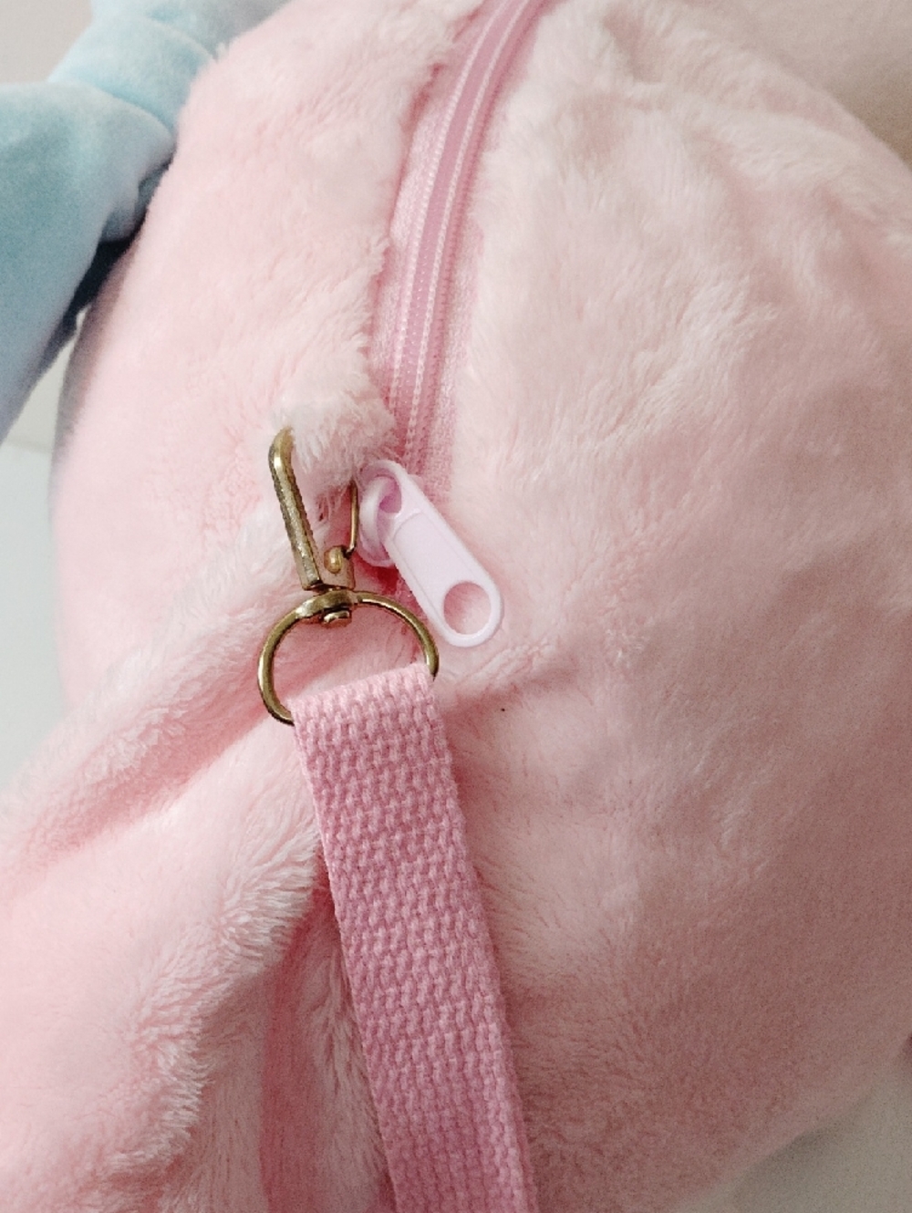 Sanrio My Melody Plush Backpack - Pink, White & Blue Bow, Hello Kitty And Friend - Picture 10 of 11